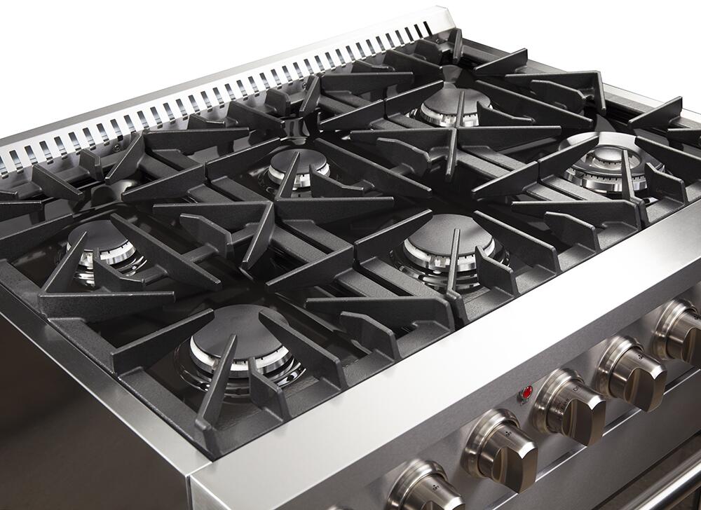 FORNO Appliance Package - 36" Dual Fuel Range, Dishwasher, 36" Refrigerator, FBDL-004-02CAUS