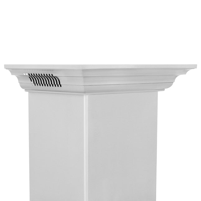 ZLINE 48 in Wall Mount Range Hood Ducted Stainless Steel CrownSound Bluetooth Speakers (KN4CRN-BT-48)