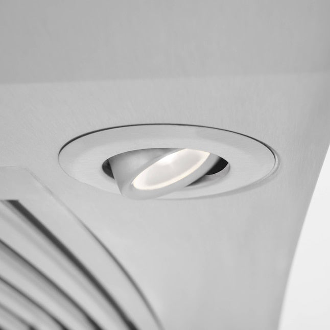 ZLINE 48 in Wall Mount Range Hood Ducted Stainless Steel CrownSound Bluetooth Speakers (KN4CRN-BT-48)