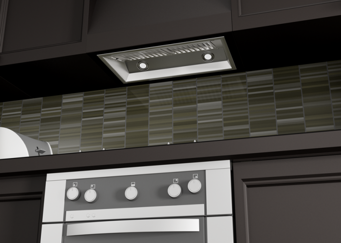 ZLINE 28 in. Range Hood Insert 18 in. Depth Wall Mount Stainless Steel Built-In Ventilation 700 CFM (698-28)