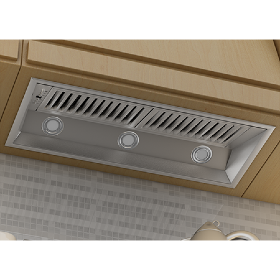 ZLINE 40 in Range Hood Insert 21 in Depth Wall Mount Stainless Steel 4-Speed 700 CFM (721-40)