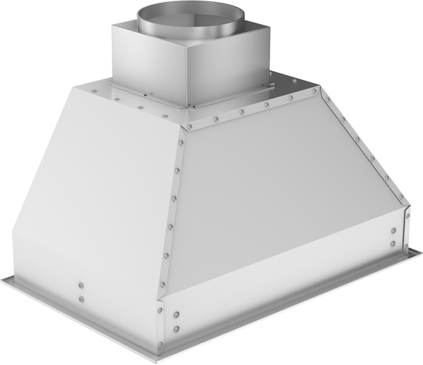 ZLINE 34 Inch Range Hood Insert Wall Mount Stainless Steel 700 CFM LED Lighting Baffle Filters (698-34)