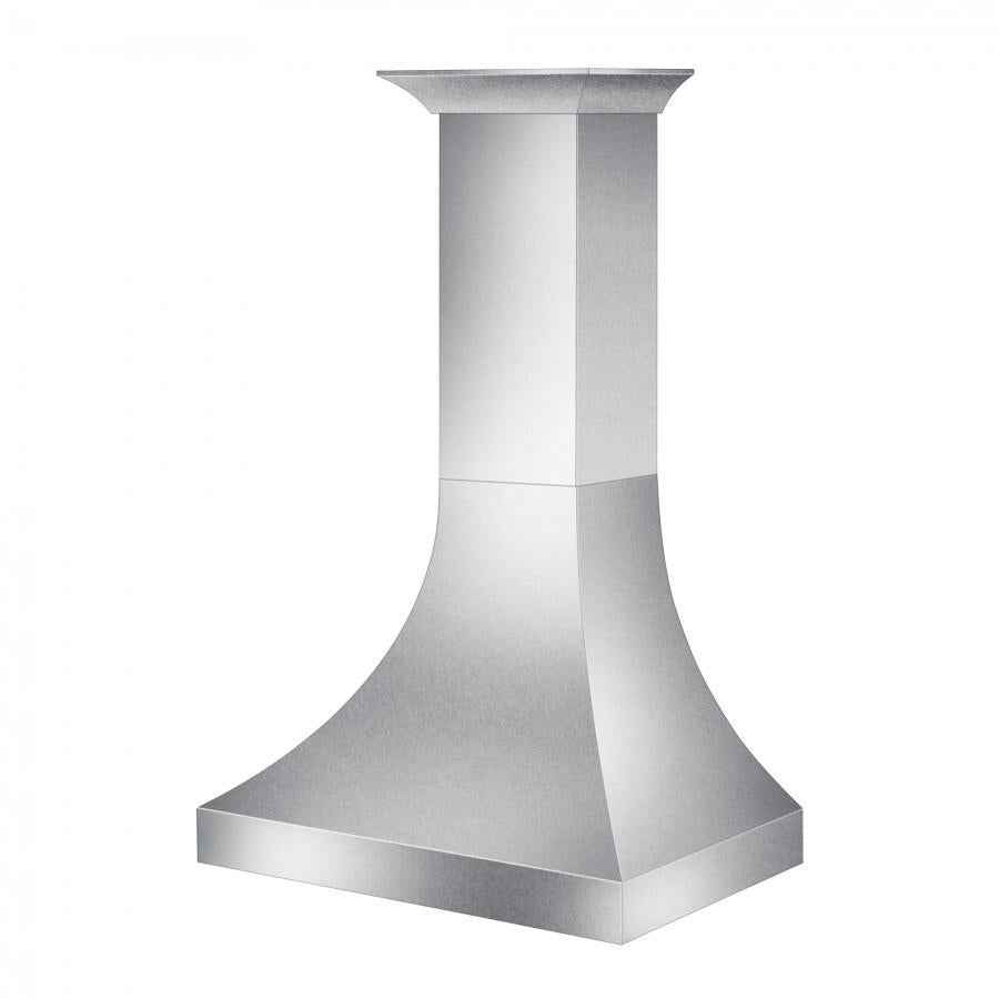 ZLINE 36 Inch Wall Mount Range Hood Satin Stainless Steel Designer Series Ducted (8632S-36)