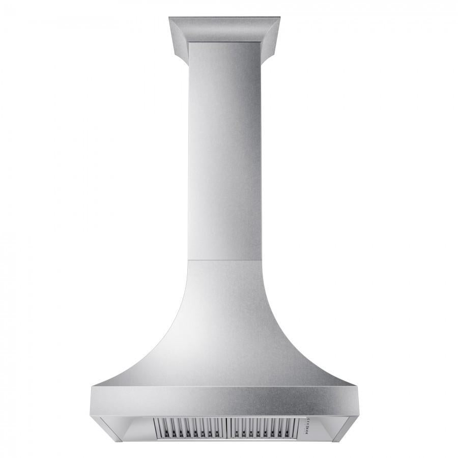 ZLINE 36 Inch Wall Mount Range Hood Satin Stainless Steel Designer Series Ducted (8632S-36)