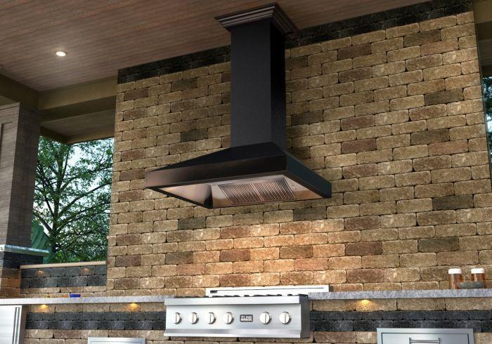 ZLINE 30 in Wall Mount Range Hood 24 in Depth Oil-Rubbed Bronze Finish (8667B-30)