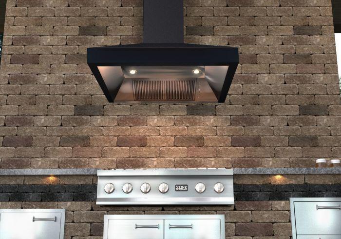 ZLINE 30 in Wall Mount Range Hood 24 in Depth Oil-Rubbed Bronze Finish (8667B-30)