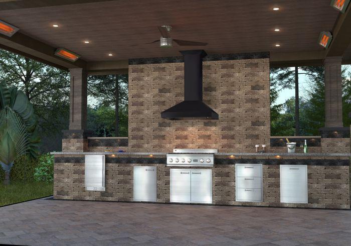 ZLINE 30 in Wall Mount Range Hood 24 in Depth Oil-Rubbed Bronze Finish (8667B-30)