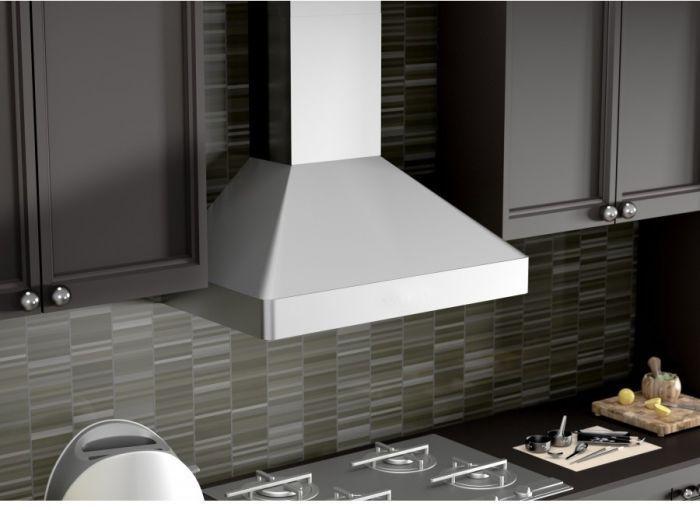 ZLINE 36 in. Wall Mount Range Hood Stainless Steel 400 CFM (9667-36)