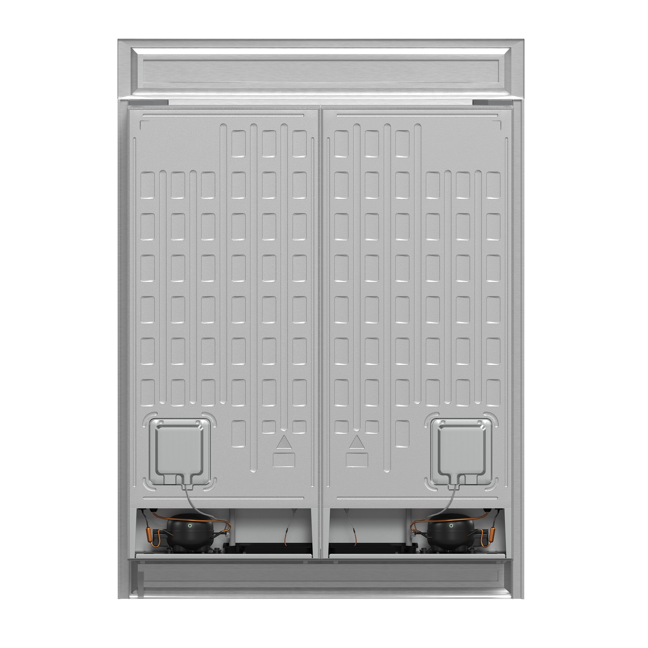 FORNO Maderno 60-Inch Convertible Refrigerator Freezer, 27.2 Cu. Ft., with Trim Kit, Model FFFFD1722-60S