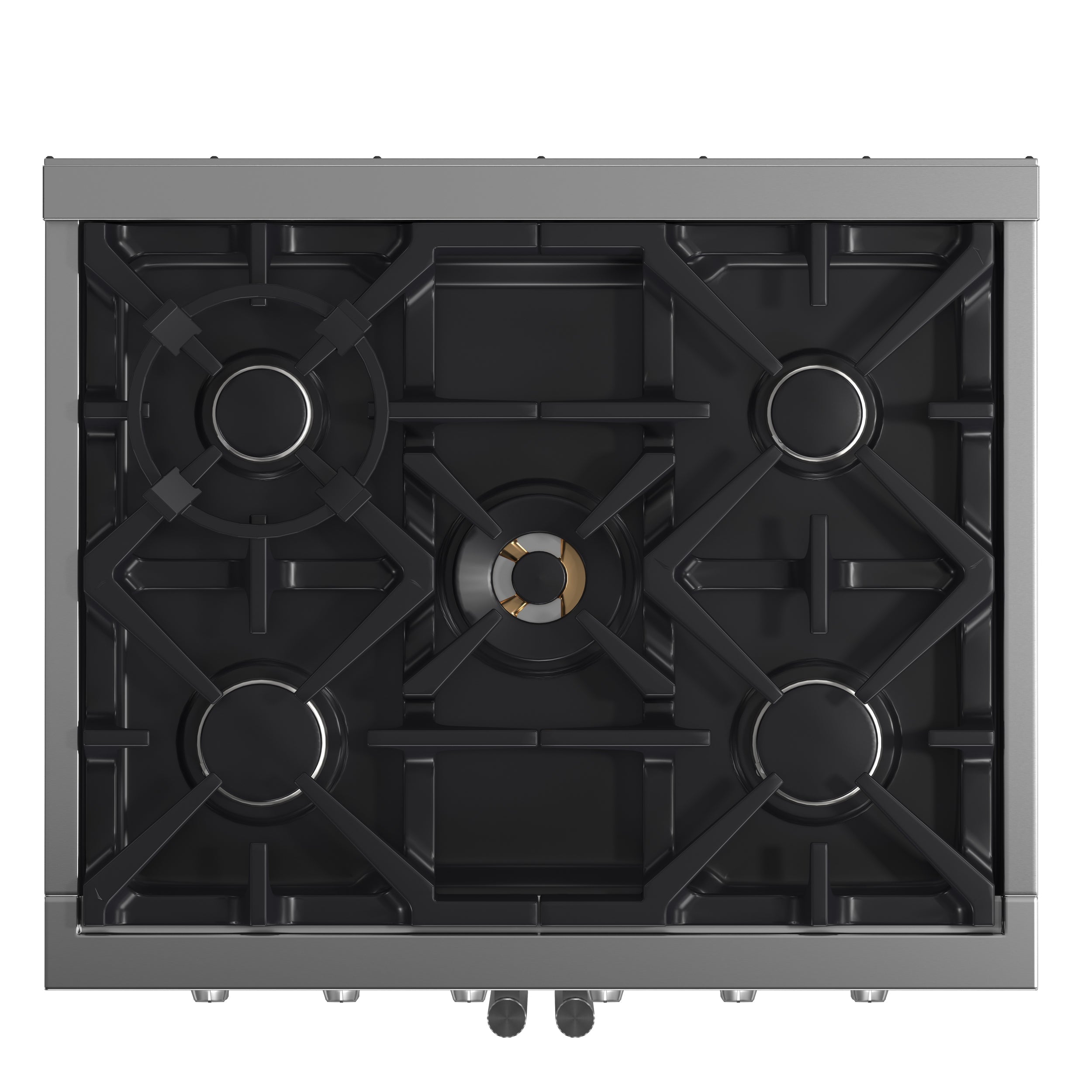 Forno Massimo 30 in. Freestanding French Door Gas Range, 4.32 cu. ft. Oven, 5 Sealed Burners (Model FFSGS6439-30)