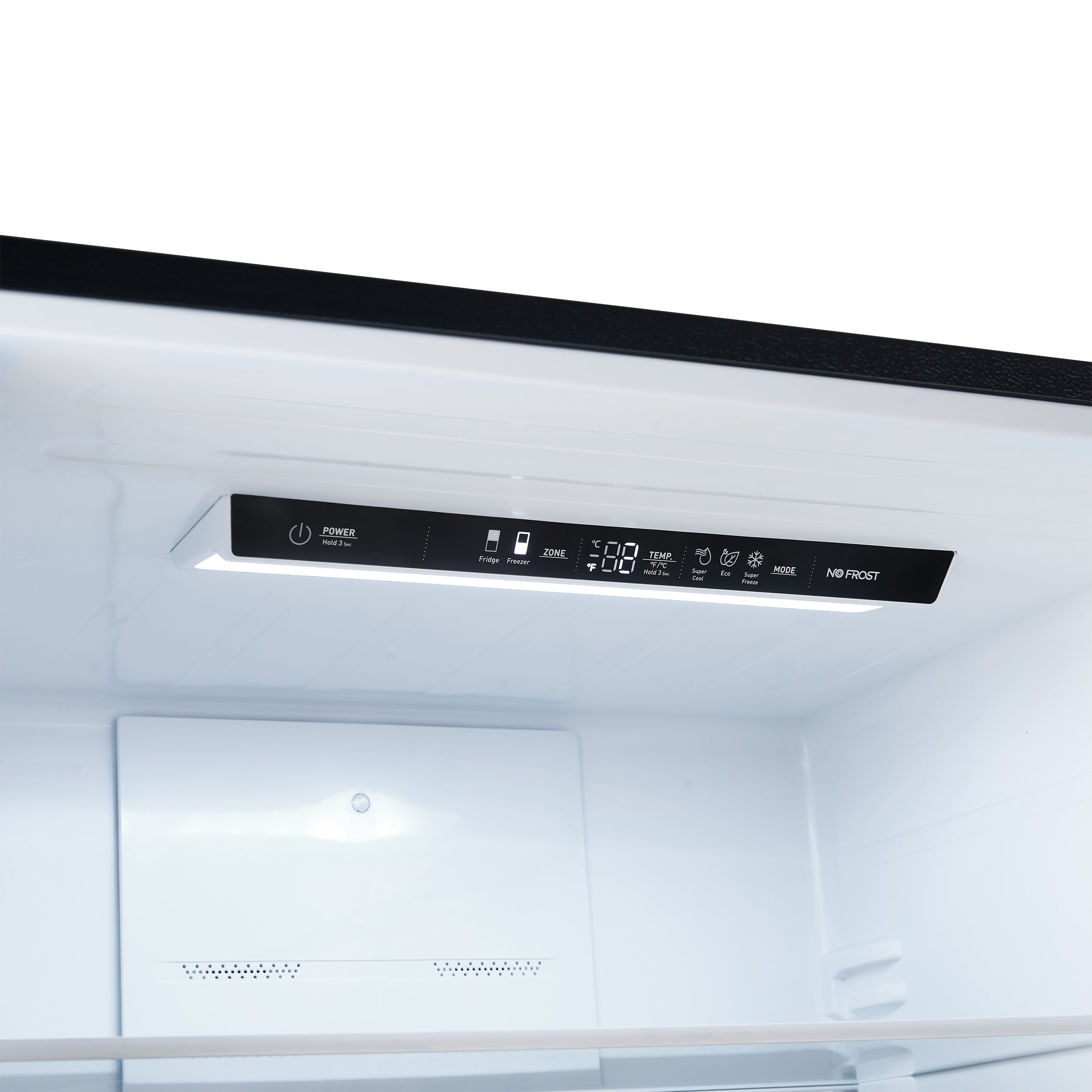 Forno Espresso Milano 31-Inch French Door Refrigerator with Bottom Freezer, 17.2 Cu. Ft., Ice Maker, Black with Antique Brass Handles (Model FFFFD1786-31BLK)
