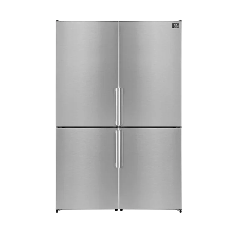 FORNO Appliance Package - 48" Gas Range, 48" Range Hood, Dishwasher, 48" Refrigerator, Microwave Drawer, AP-FFSGS6244-48-13