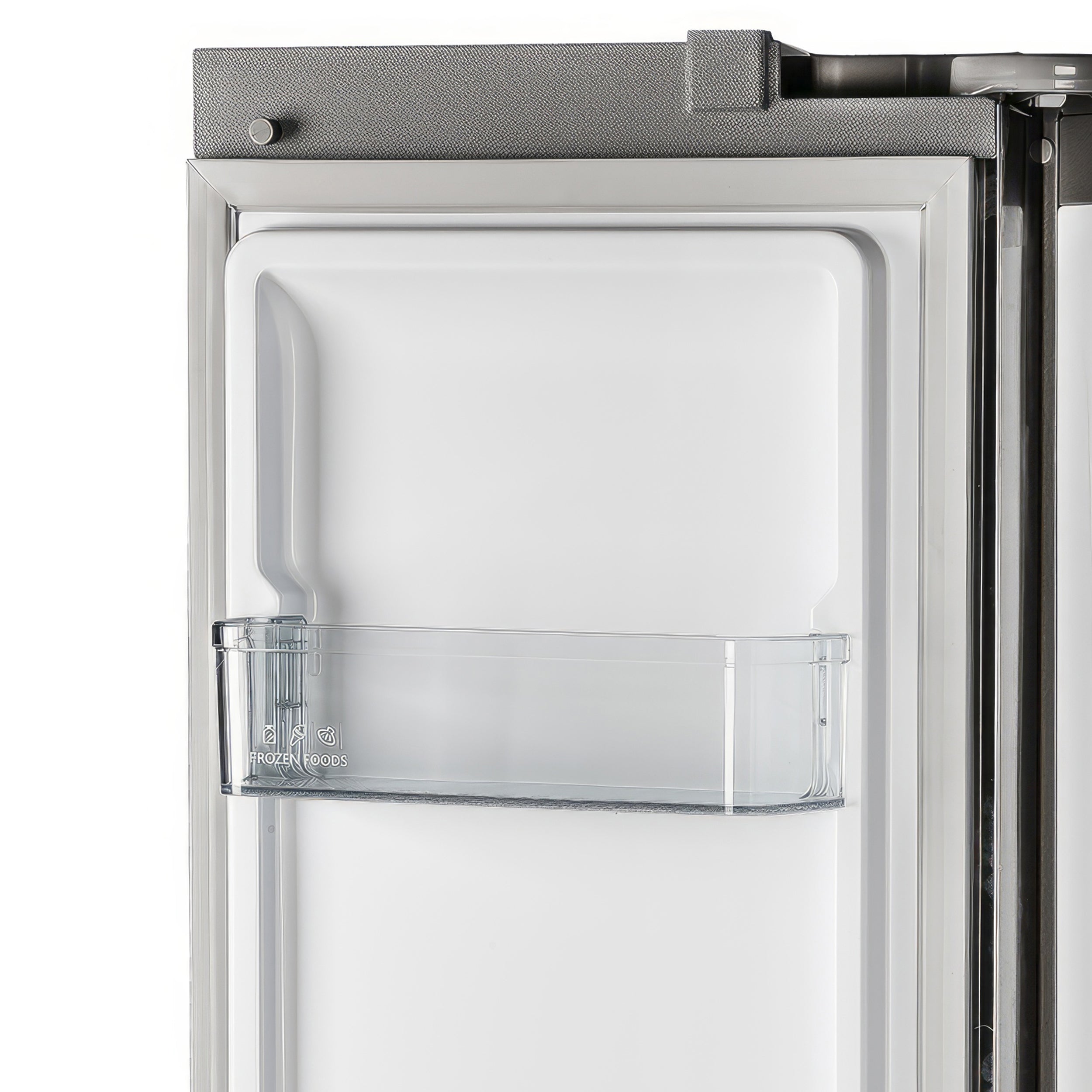 FORNO Salerno 37-Inch Built-In Side-by-Side Refrigerator, 15.6 cu ft, Stainless Steel, with Modern Trim Kit (FFRBI1805-37MG)
