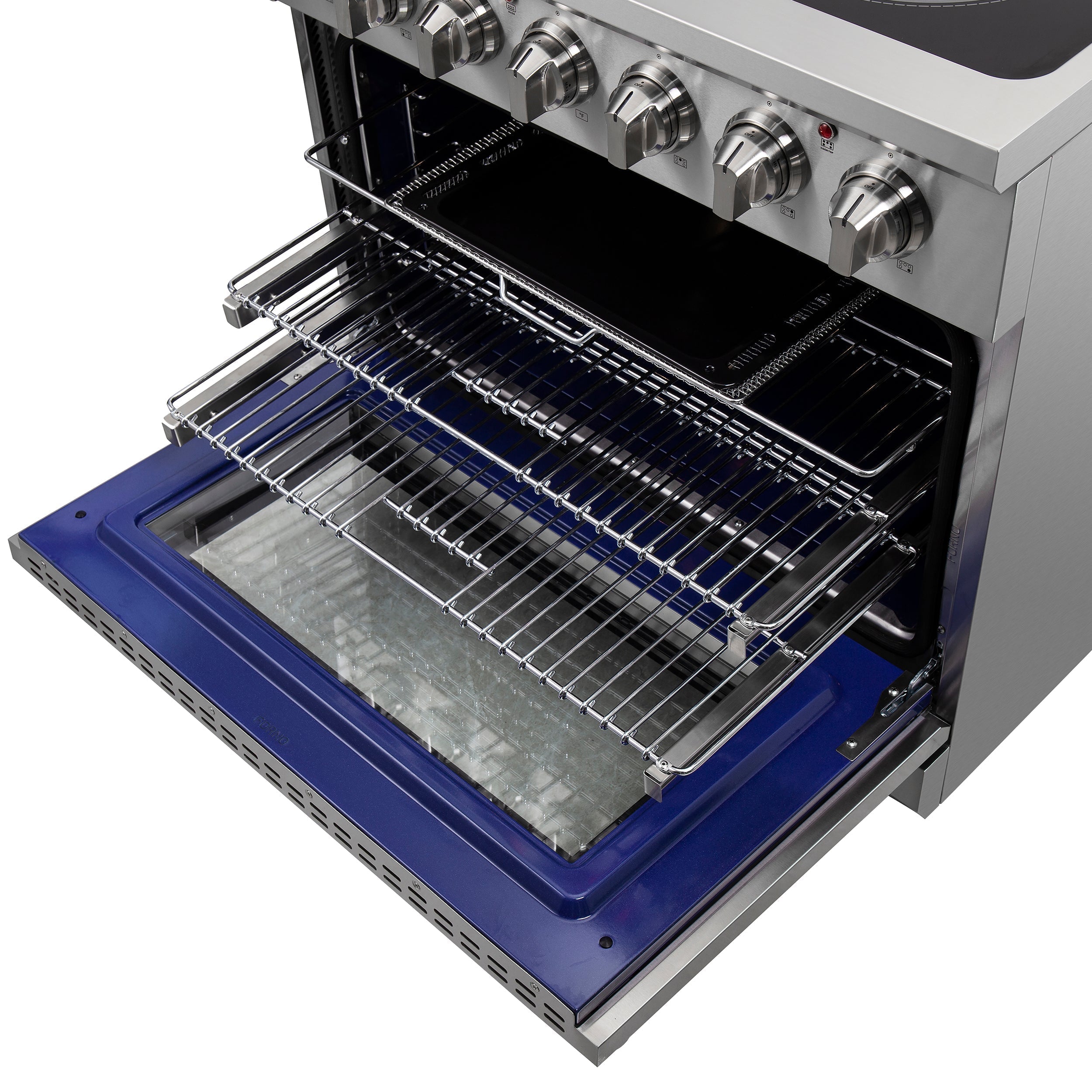 FORNO Massimo 36 in. 5.36 cu. ft. Freestanding Electric Range with 5 Radiant Elements (FFSEL6020-36)