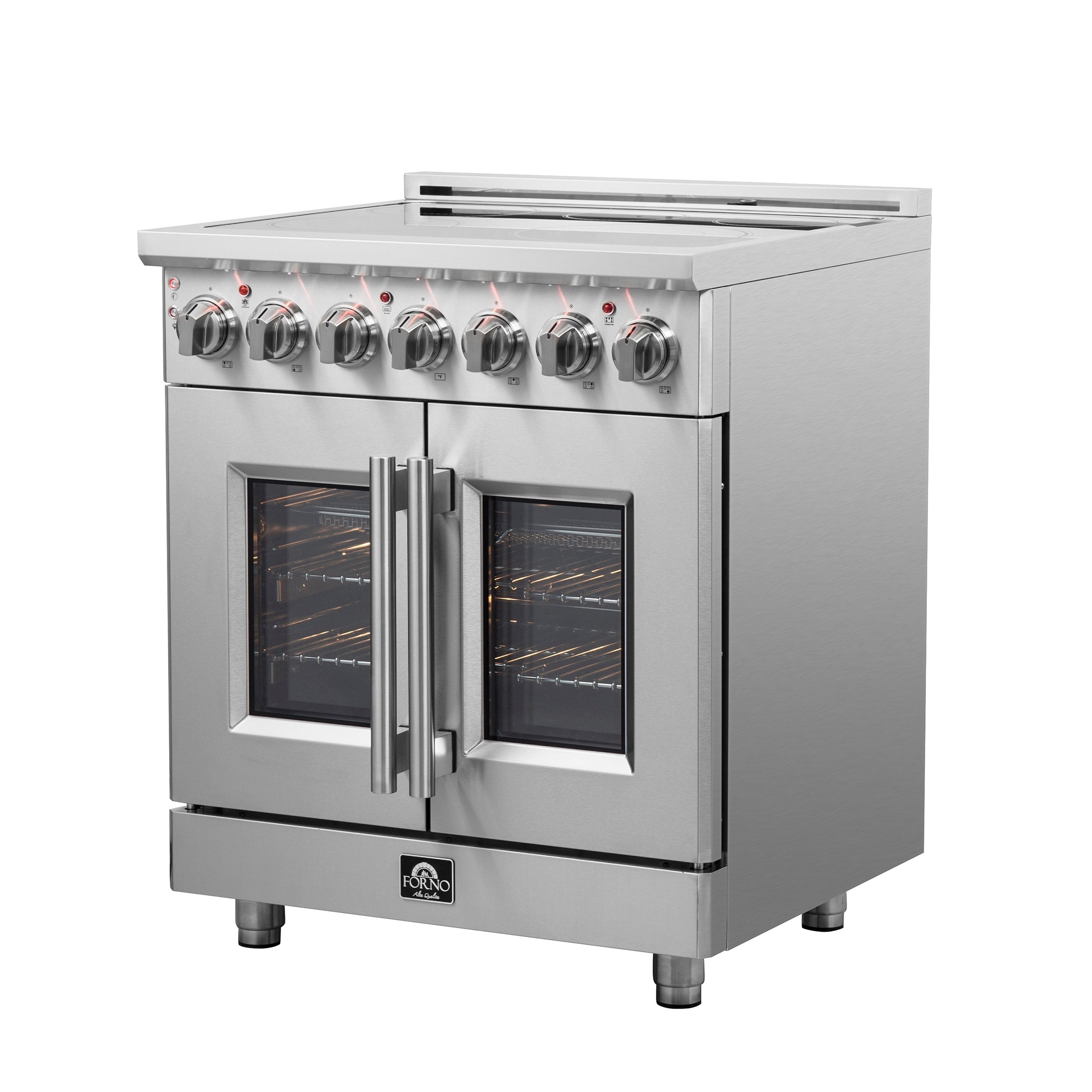 Forno Massimo 30 in. 4.32 cu. ft. Freestanding Electric Range with French Door and 5 Radiant Elements (Model FFSEL6955-30)
