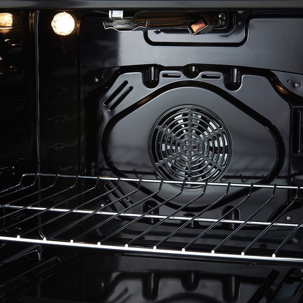 Forno Espresso Leonardo 30-Inch Freestanding Gas Range, 5.0 cu. ft., Black with Stainless Steel Handles (Model FFSGS1116-30BLK)