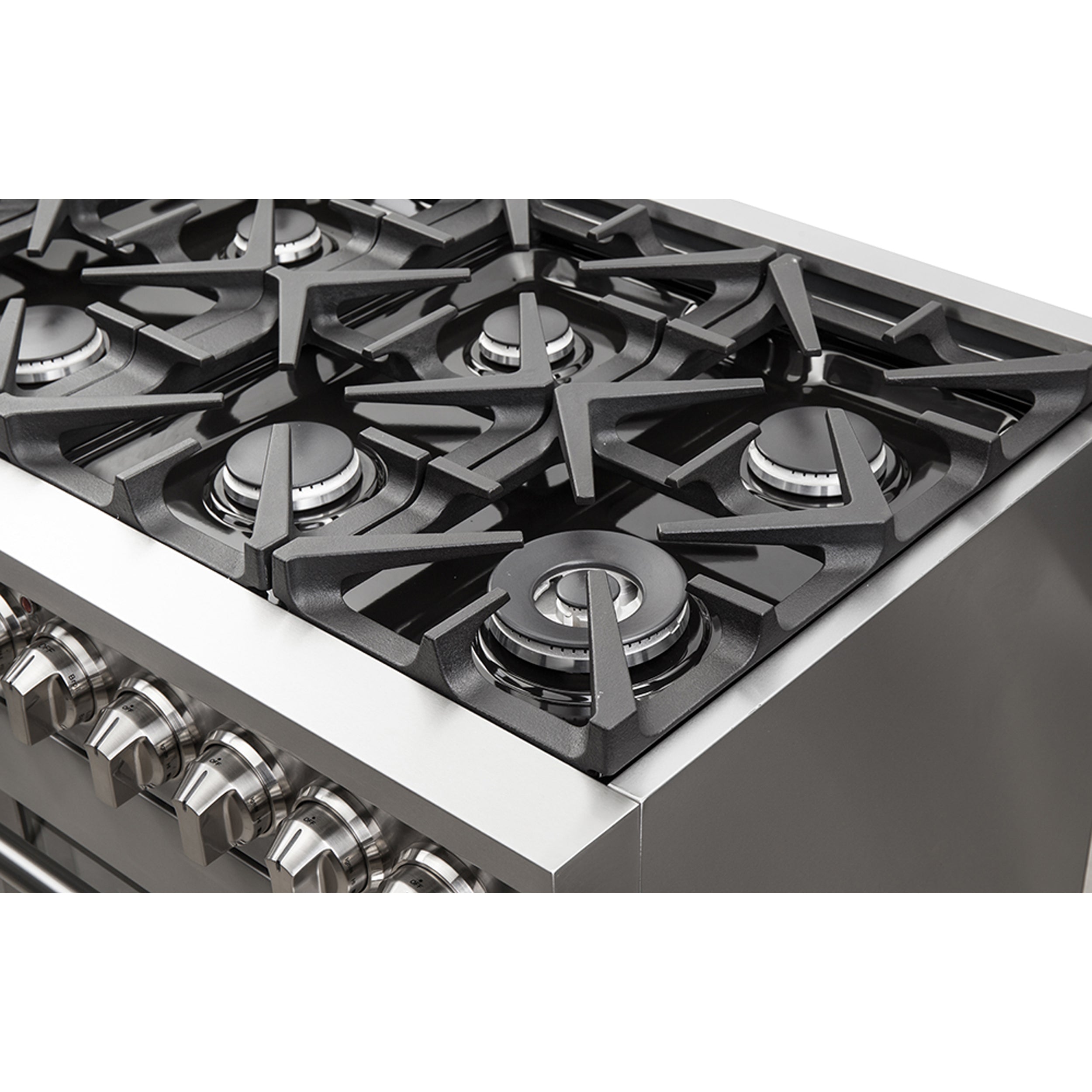 Forno Massimo 48 in. Freestanding Dual Fuel Range with 8 Sealed Burners, 6.58 cu. ft. Oven, Stainless Steel (FFSGS6125-48)