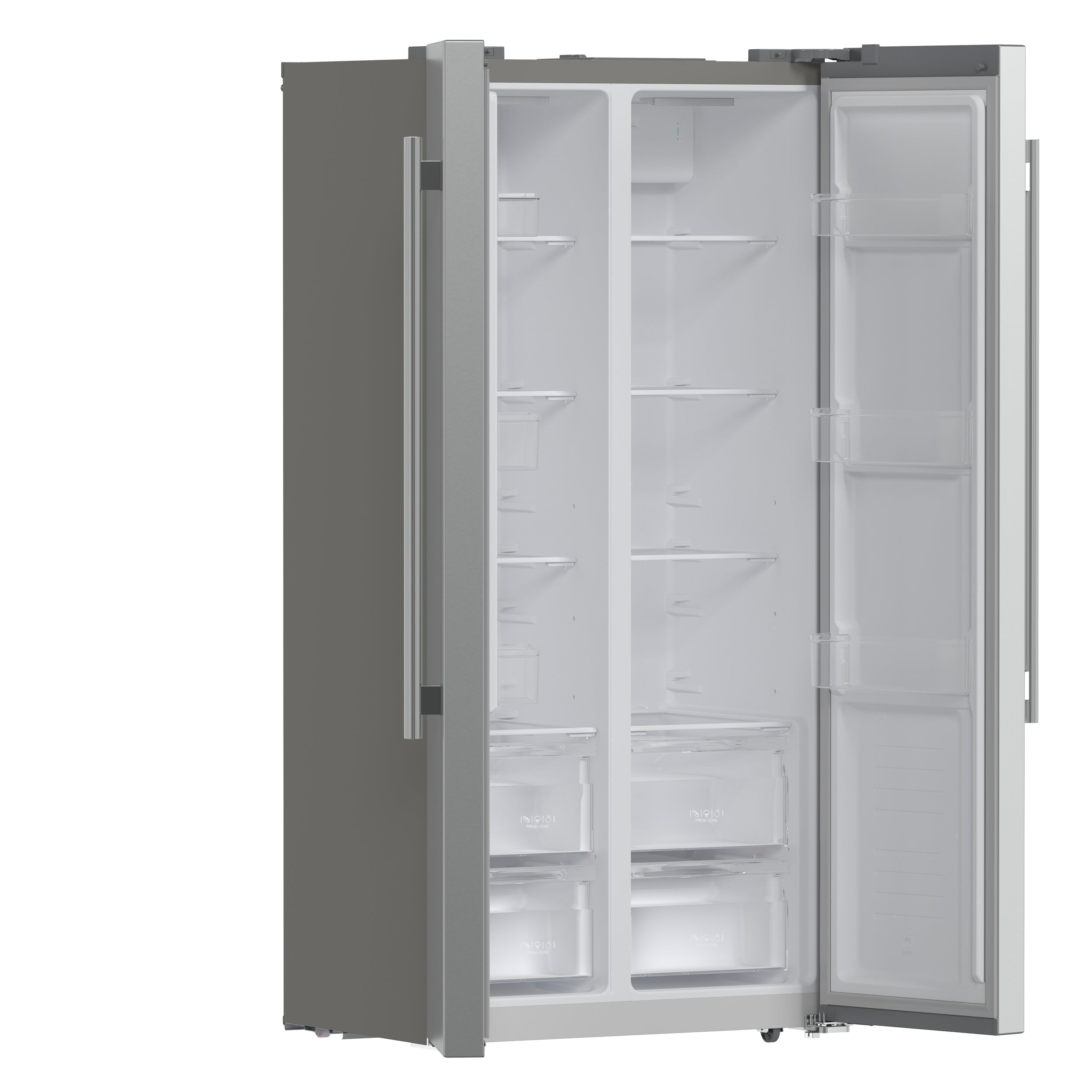 Forno Salerno 33-Inch Side-by-Side Built-In Refrigerator, 15.6 Cu. Ft., Stainless Steel (FFRBI1805-33SB)