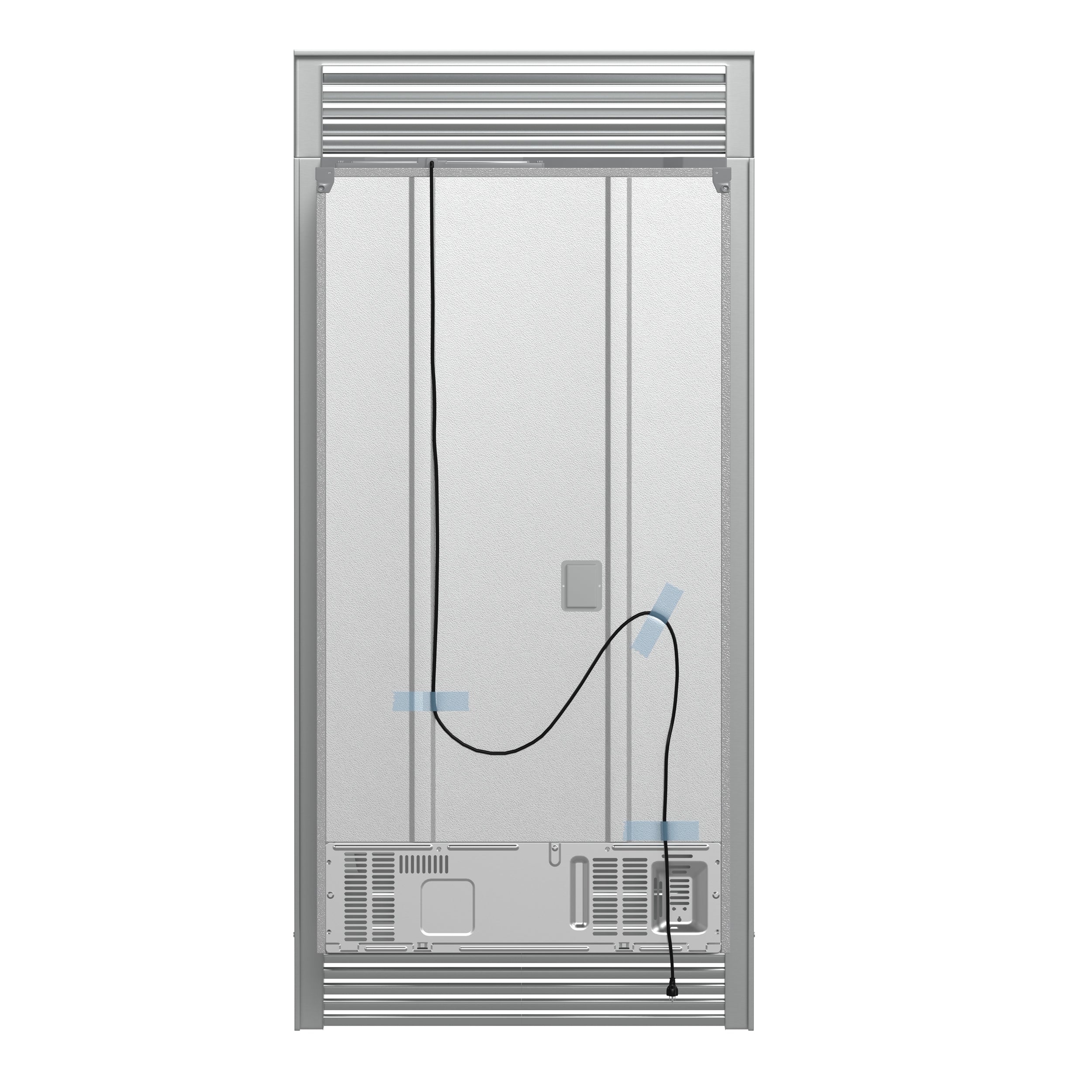 Forno Moena 40-Inch Built-In French Door Refrigerator, 19.2 cu ft, Stainless Steel, Ice Maker, Trim Kit (FFRBI1820-40SG)
