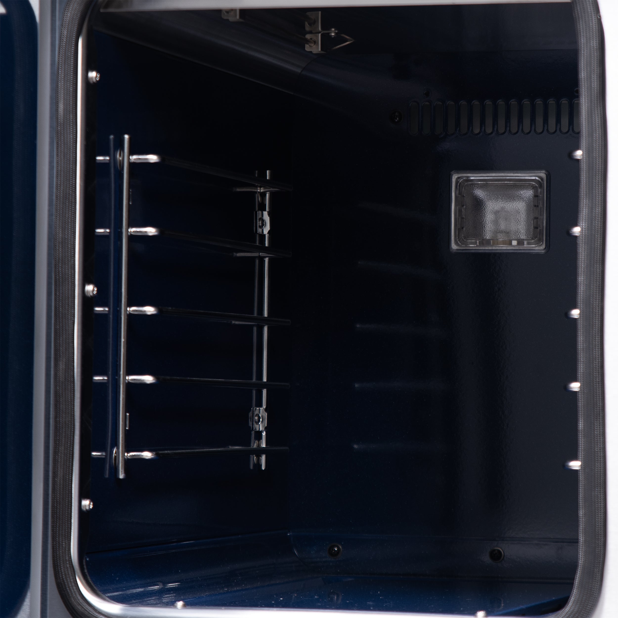 Forno Capriasca 48-Inch French Door Gas Range, 6.58 cu. ft., 8 Sealed Brass Burners, Air Fry Kit, Rotisserie Kit, Wok Support & Griddle, White with Antique Brass Accents (FFSGS6460-48WHT)
