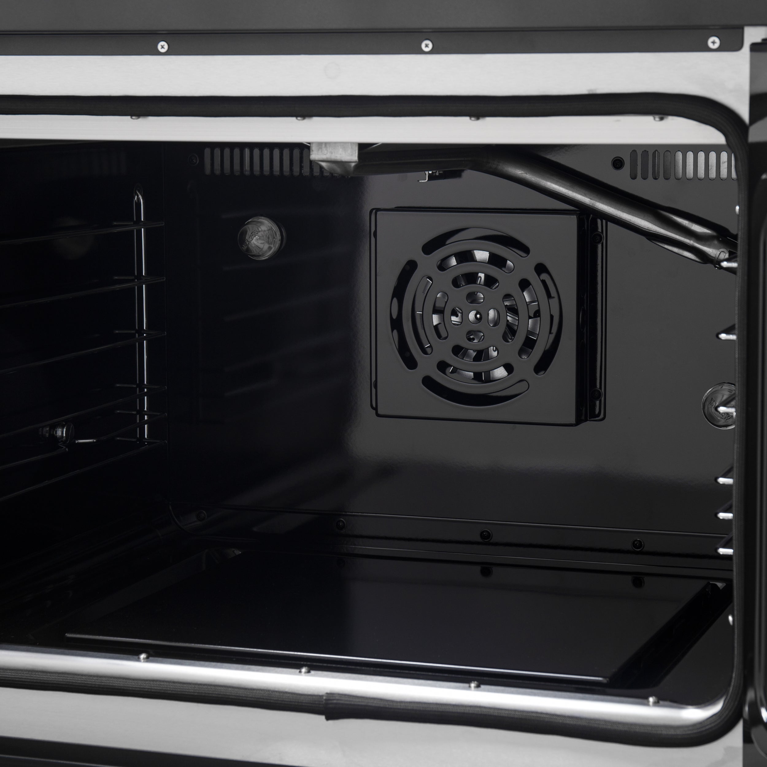 Forno Galiano 30-Inch Gas Range, 4.32 cu. ft. French Door Oven, 5 Sealed Burners, Black with Antique Brass Accents (Model FFSGS6444-30BLK)