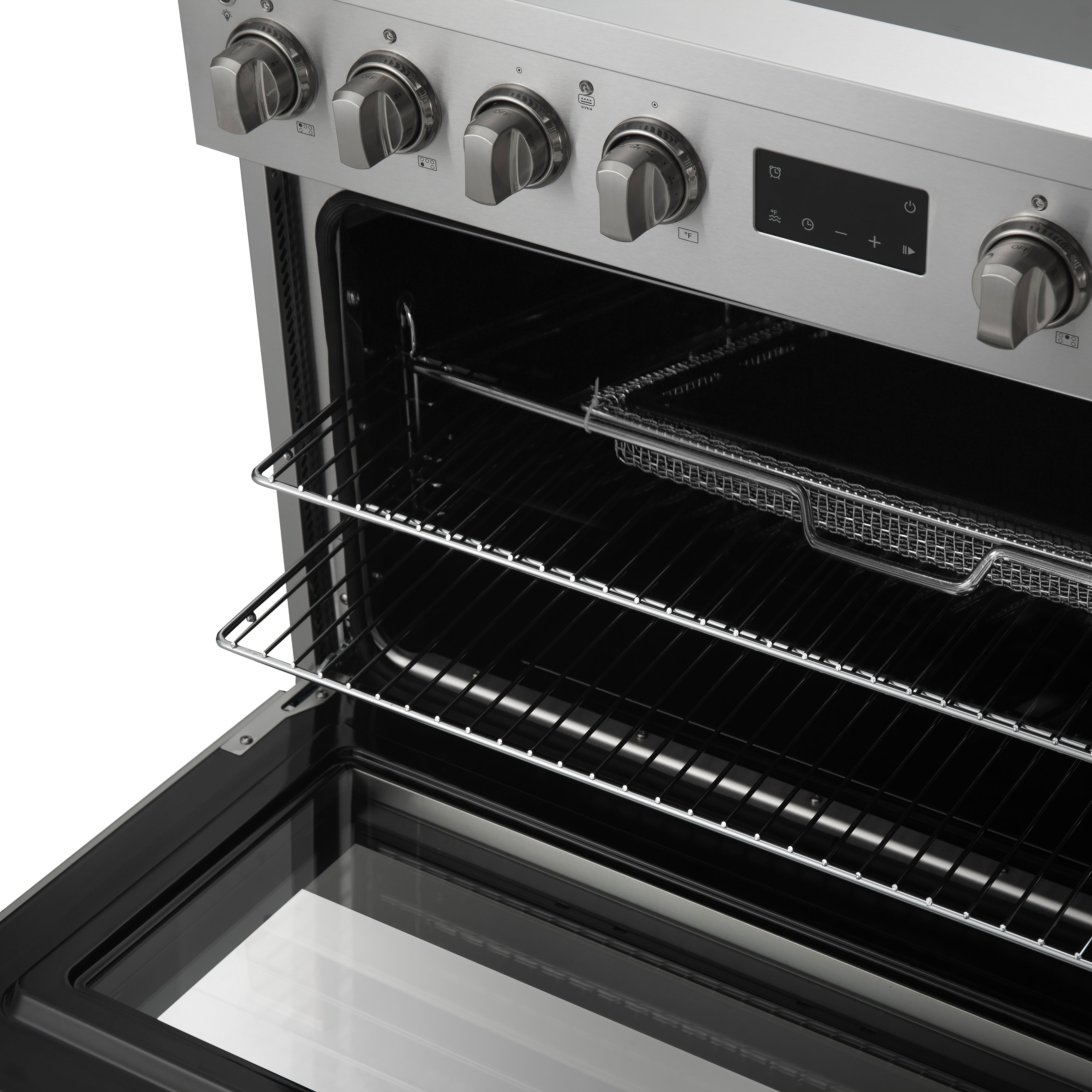 Forno Torino 36" Induction Range, 5.36 cu. ft. True Convection Oven with Air Fry and Sous Vide, Stainless Steel, 240V (FFSIN0936-36)