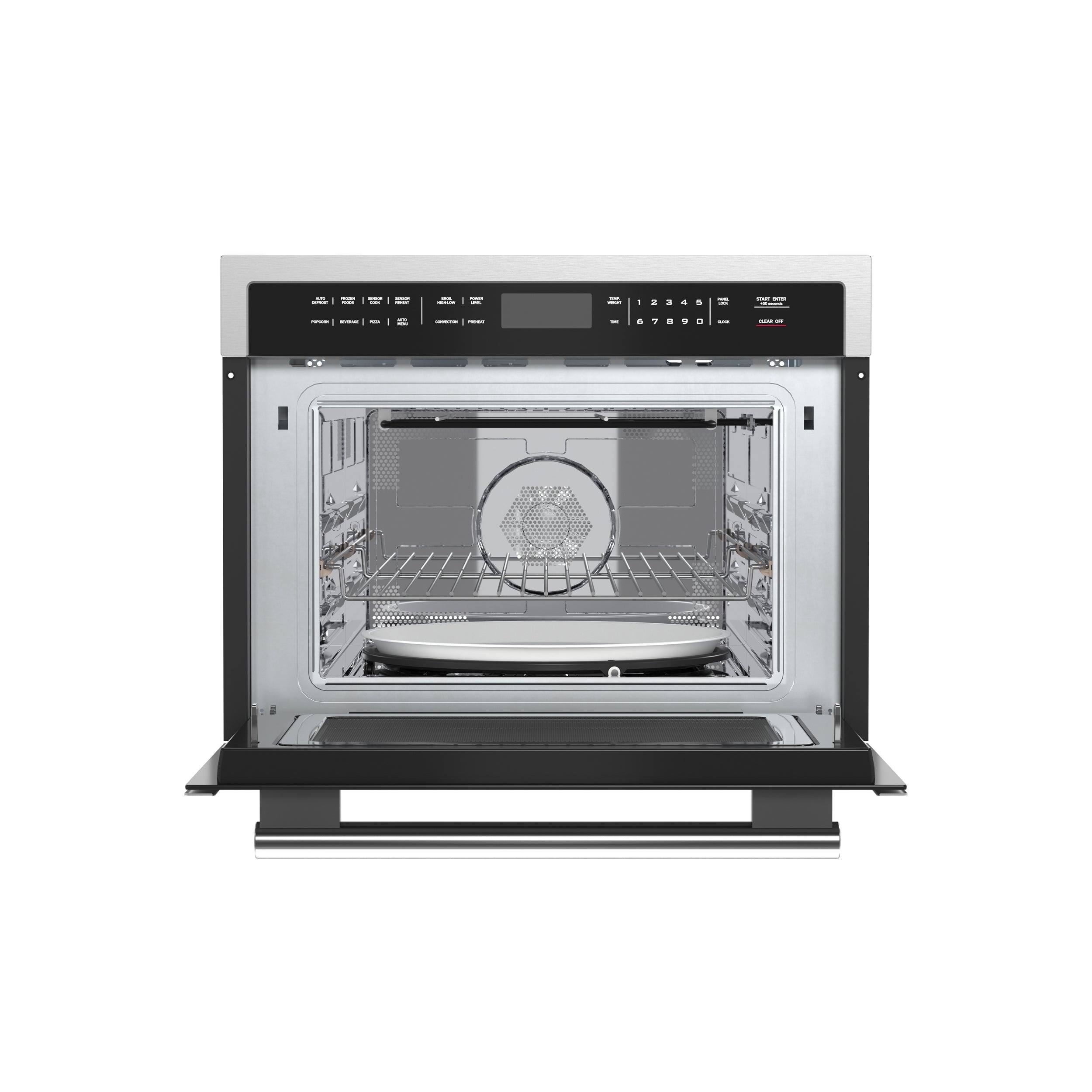 FORNO Oliena 24-Inch Built-In Microwave Oven, 1.6 Cu. Ft., Stainless Steel (Model FMWDR3093-24)