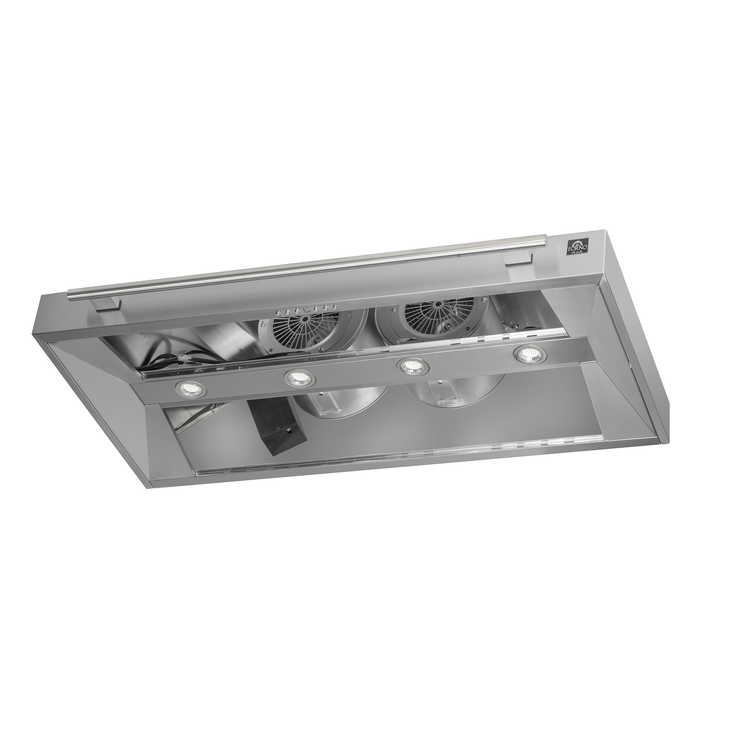 Forno Aria 48-Inch Wall-Mounted Range Hood, 1200 CFM, Stainless Steel, Model FRHWM5095-48