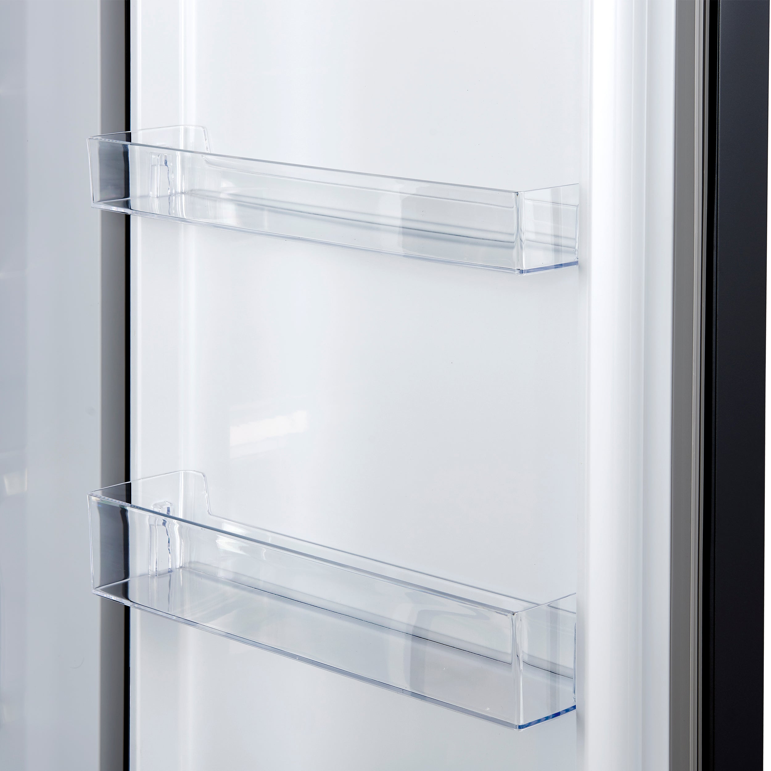 FORNO Maderno 60 in. 27.2 cu. ft. Convertible Refrigerator Freezer Combo with Grill Trim Kit, Black with Antique Brass Handles (Model FFFFD1722-60SG-BLK)