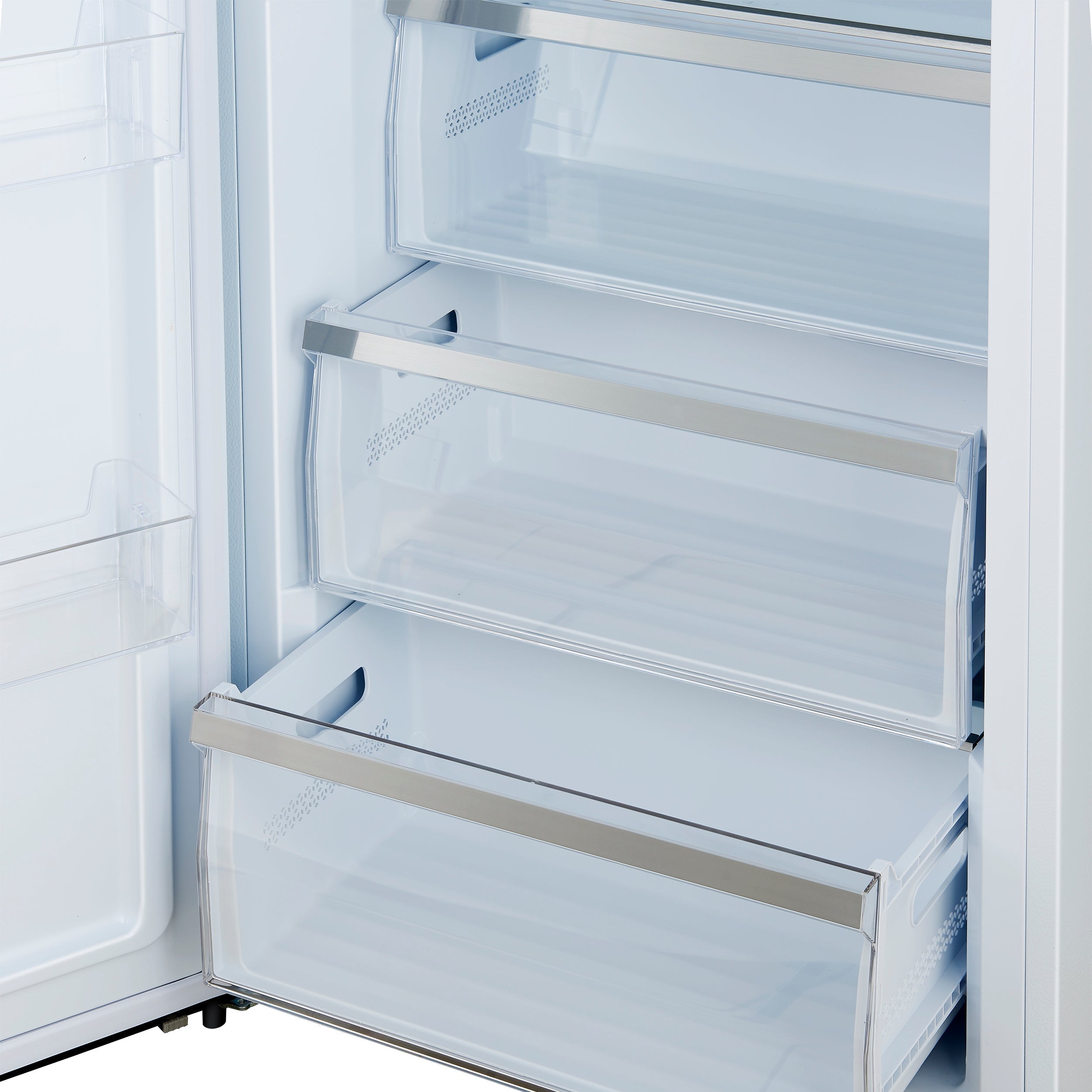 FORNO Maderno 60-Inch Built-In Convertible Refrigerator/Freezer, 27.2 cu ft, White, Antique Brass Handles, Trim Kit Included (FFFFD1722-60MG-WHT)