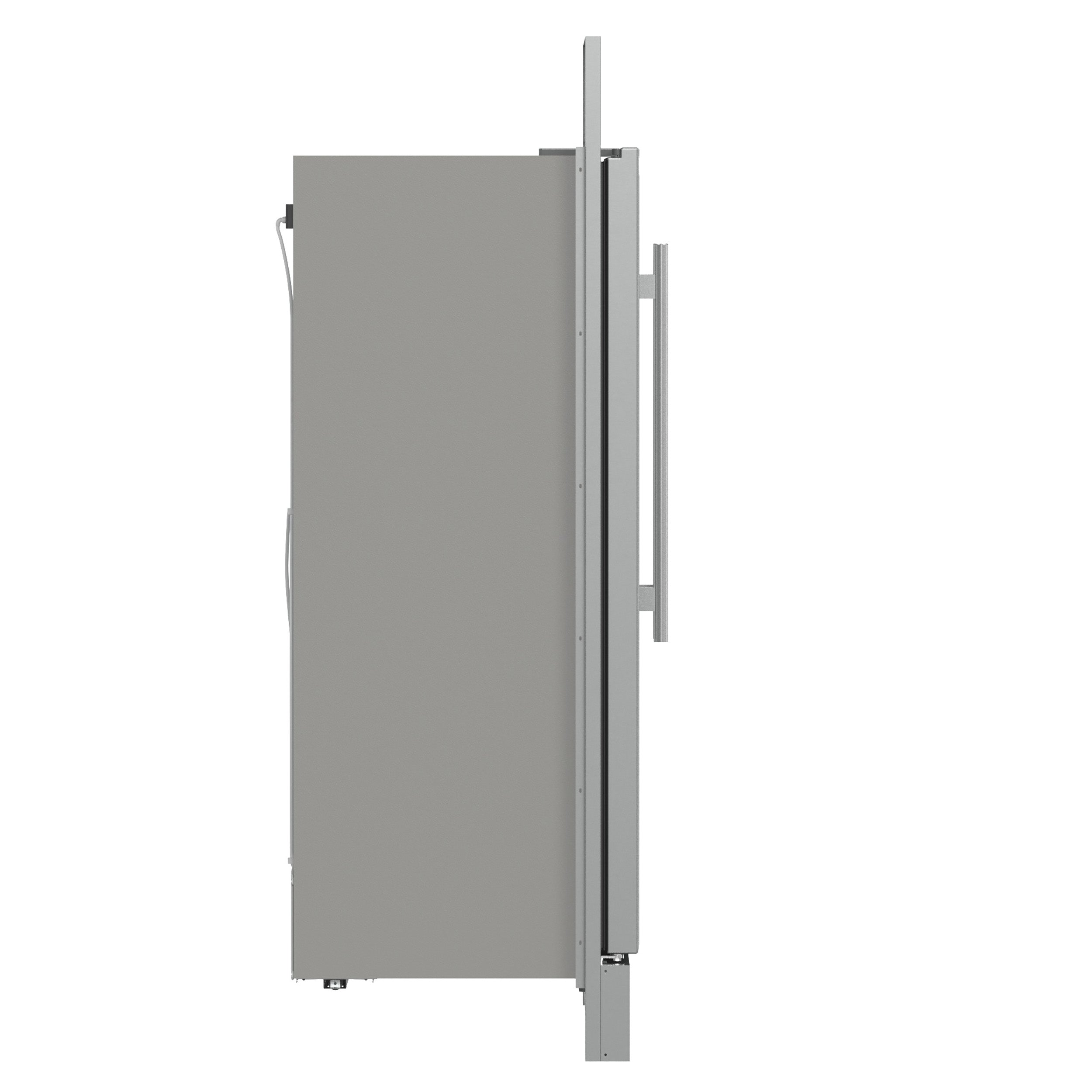 FORNO Fortezza 60-Inch Freestanding Refrigerator Freezer with Automatic Ice Maker, Stainless Steel with Grill Trim Kit (Model FFFFD1738-60SG)