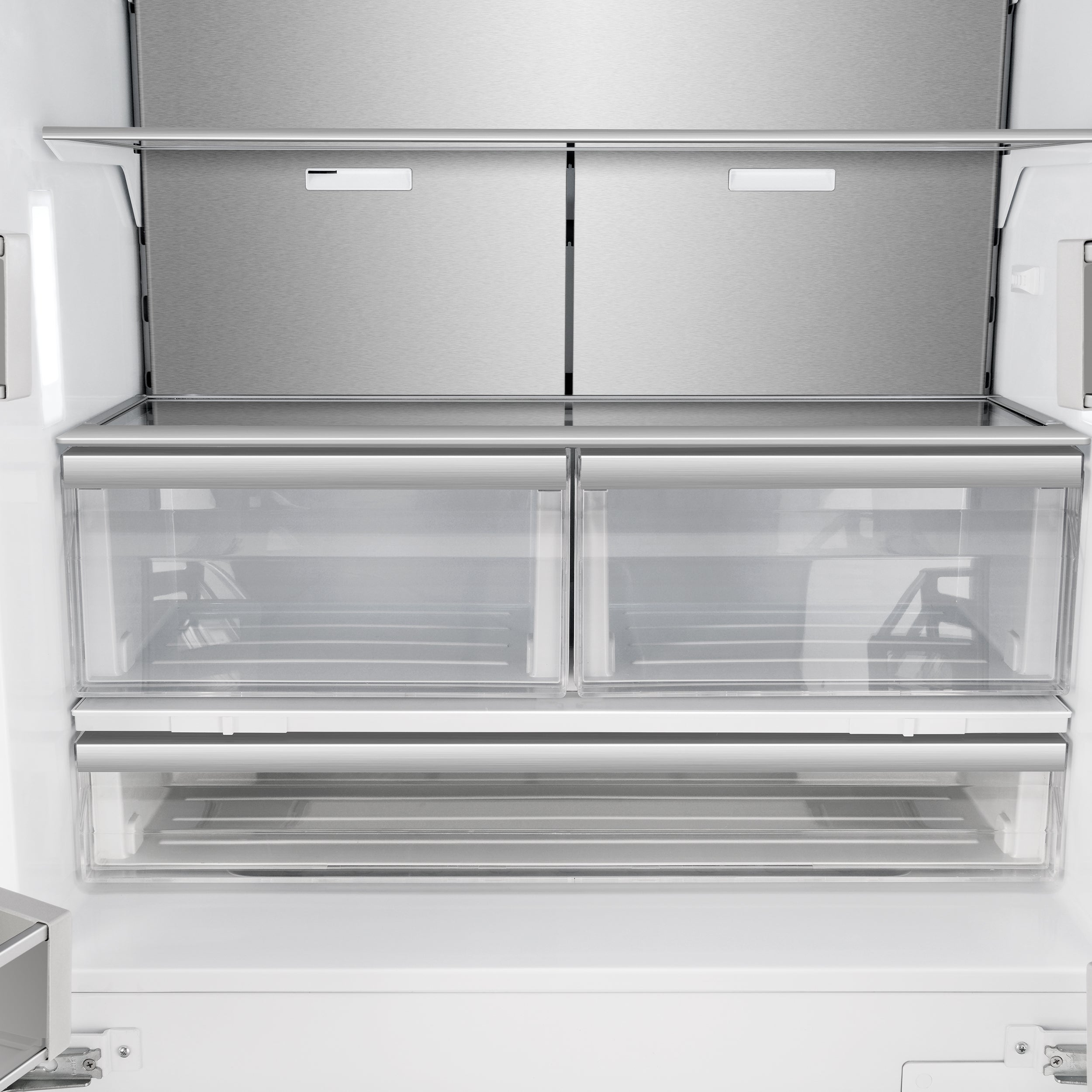 FORNO Rivestito 36-Inch Built-In French Door Refrigerator, 15.5 Cu. Ft., Stainless Steel Panels, Automatic Ice Maker (Model FFRBI1811-36FR)