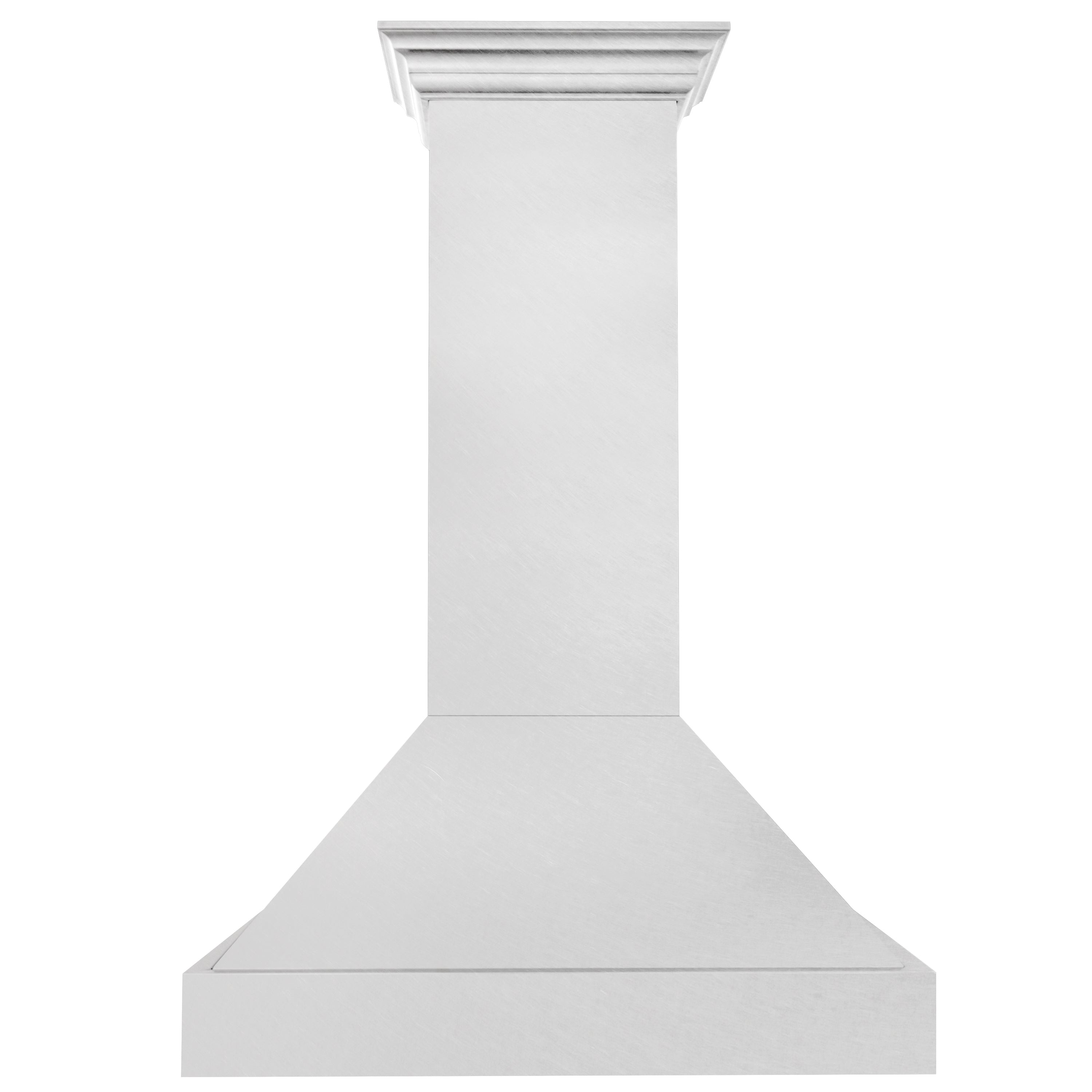 ZLINE 36 Inch Wall Mount Range Hood Satin Stainless Steel 4-Speed 700 CFM LED Lighting (8654SN-36)