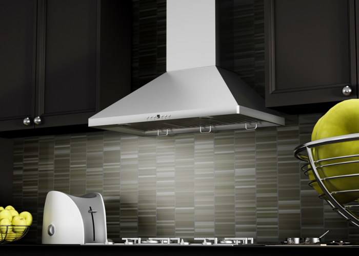 ZLINE 30 Inch Wall Mount Range Hood Stainless Steel 400 CFM Convertible Ventilation (KF1-30)