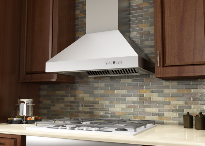 ZLINE 30 in Wall Mount Range Hood Stainless Steel Convertible Vent 667-30