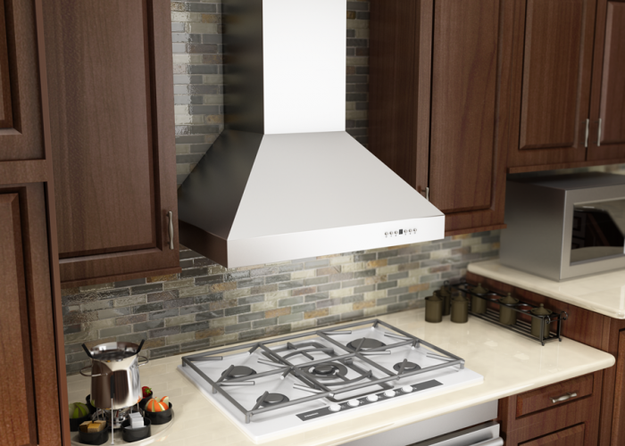 ZLINE 42 in. Wall Mount Range Hood 700 CFM Ducted Stainless Steel (697-42)