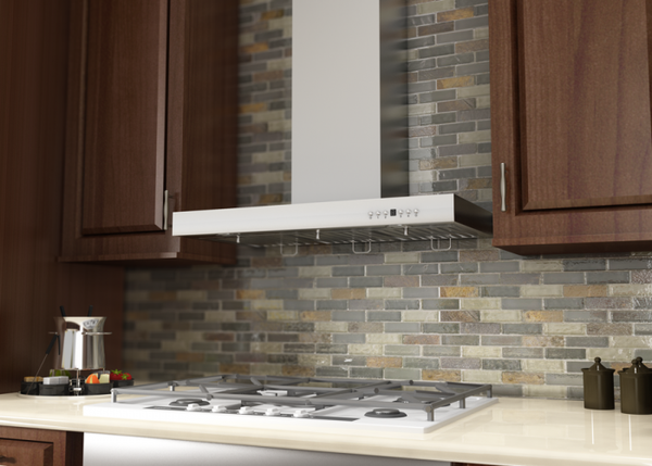 ZLINE 36 in. Wall Mount Range Hood Convertible Vent Stainless Steel 400 CFM (KE-36)