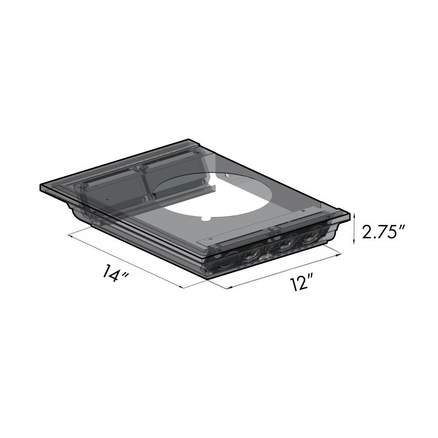 ZLINE 30 in. Wall Mount Range Hood Stainless Steel 400 CFM CrownSound® Bluetooth Speakers (667CRN-BT-30)