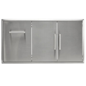 Coyote 45" Double Access Doors With Roll Out Trash
