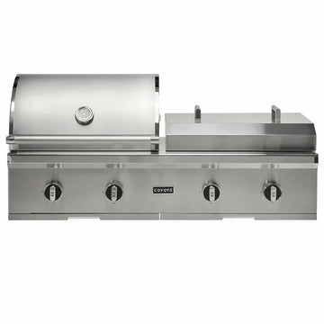 Coyote 50" Combo Built-In Gas and Flat Top Grill