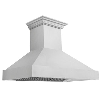 ZLINE 48 in Wall Mount Range Hood 400 CFM Satin Stainless Steel (8654SN-48)