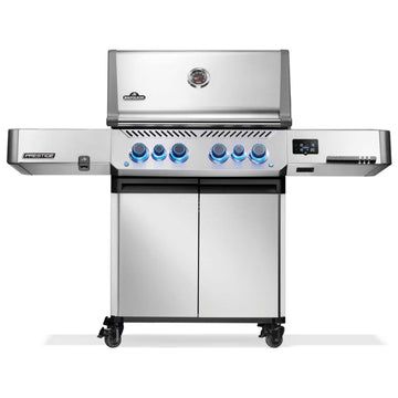Napoleon Prestige 500 Connected 4-Burner Natural Gas Grill with Rotisserie Kit, Wi-Fi & Bluetooth (P500VXRSIBNSS)