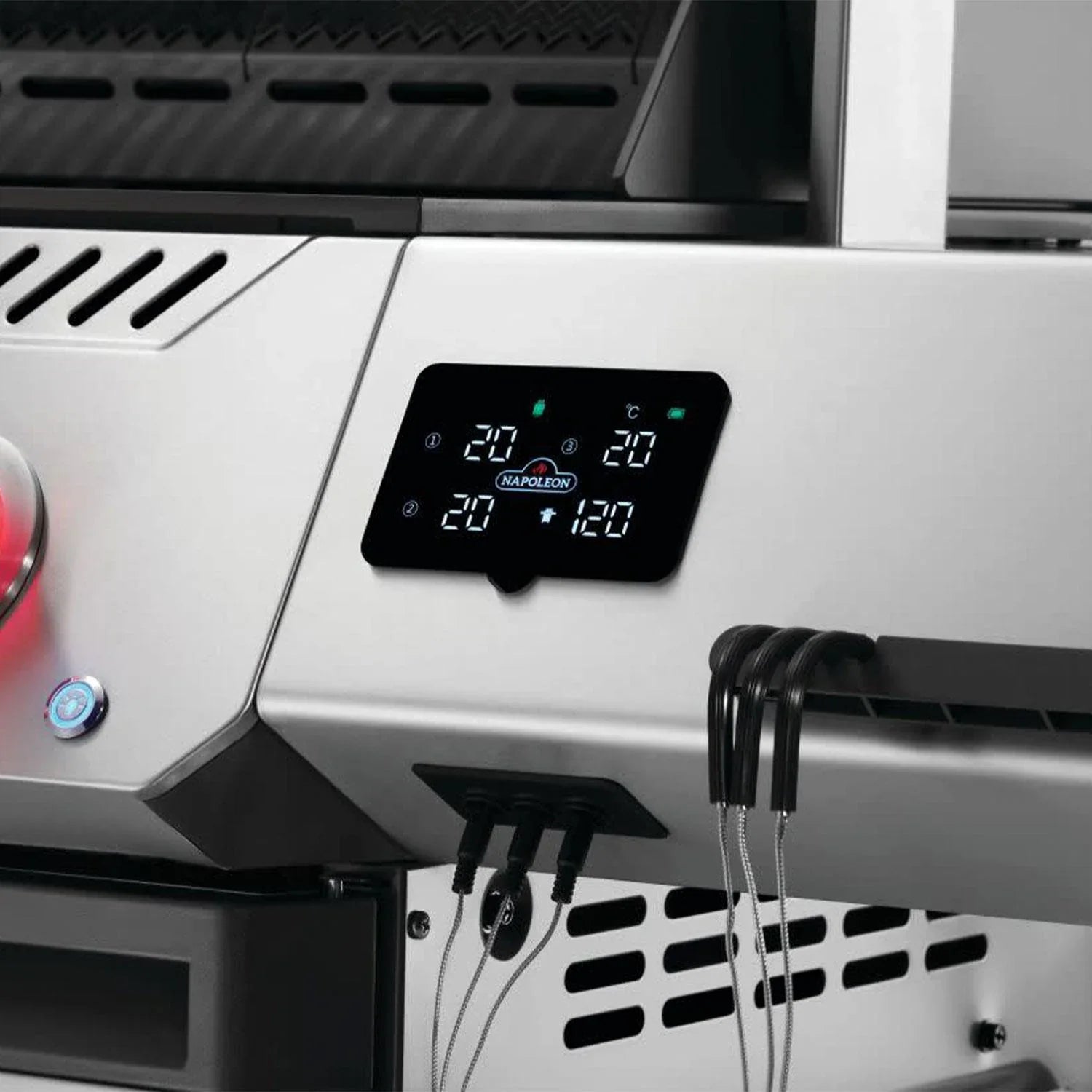 Napoleon Prestige 500 Connected 4-Burner Natural Gas Grill with Rotisserie Kit, Wi-Fi & Bluetooth (P500VXRSIBNSS)