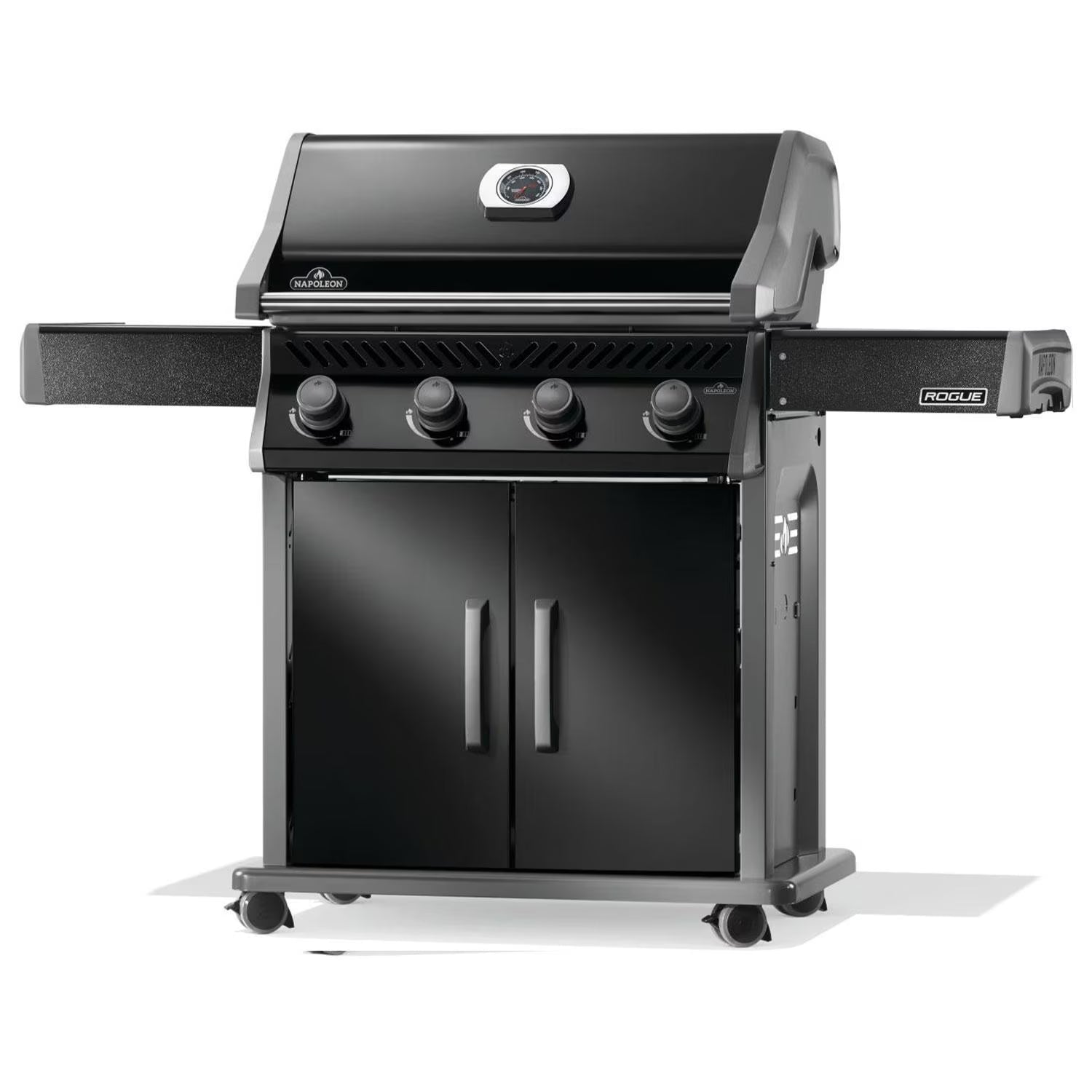 Napoleon Rogue 525 4-Burner Propane Gas Grill, Black (R525PK-2-SS)