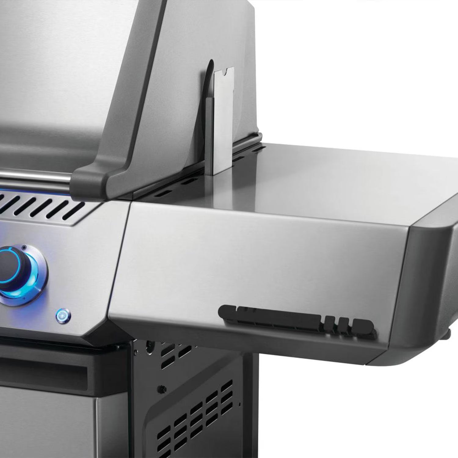 Napoleon Prestige 500 Propane Gas Grill, 4-Burner with Rotisserie Kit and Infrared Side Burner, Stainless Steel (P500VRSIBPSS)