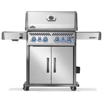 Napoleon Rogue PRO-S 525 4-Burner Propane Gas Grill with Side Burner and SafetyGlow Knobs (RPS525RSIBPSS-2)