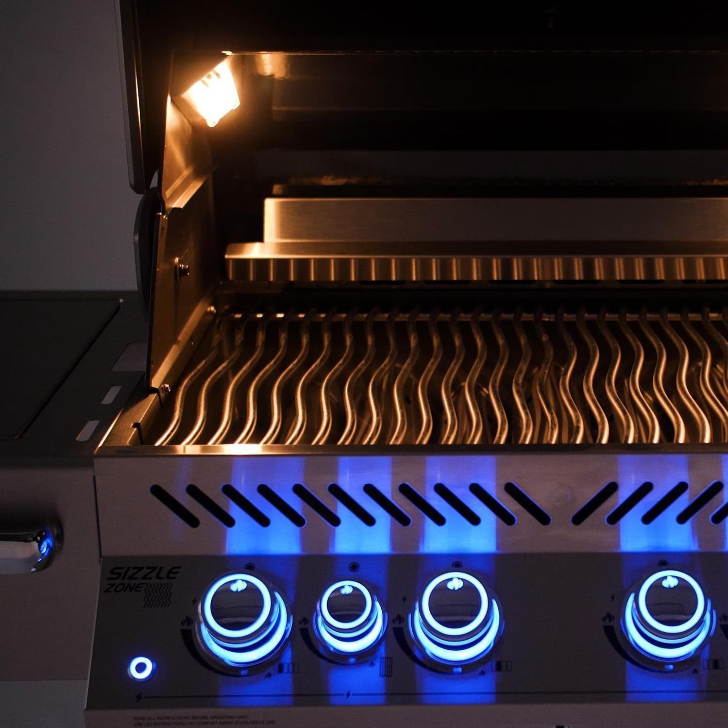 Napoleon Prestige PRO 500 4-Burner Propane Gas Grill with Rotisserie and Infrared Side Burner (Model PRO500RSIBPSS-3)