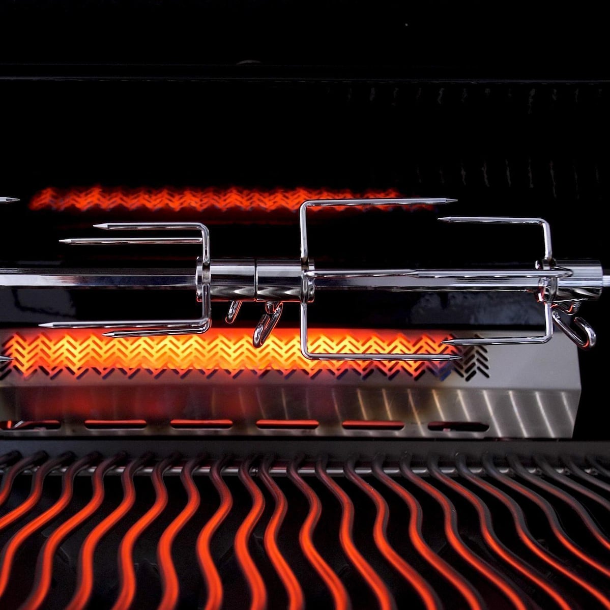 Napoleon Prestige PRO 500 4-Burner Propane Gas Grill with Rotisserie and Infrared Side Burner (Model PRO500RSIBPSS-3)