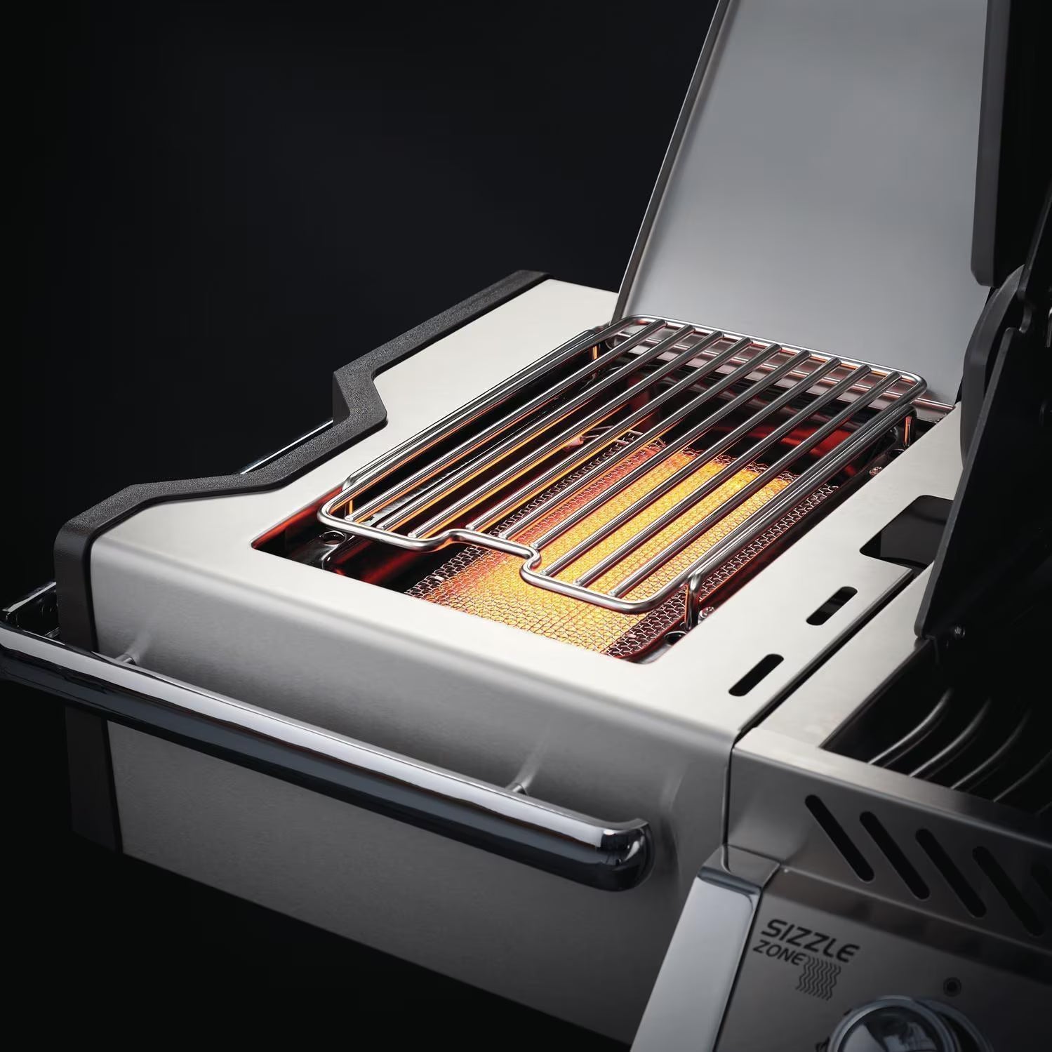 Napoleon Prestige PRO 500 4-Burner Propane Gas Grill with Rotisserie and Infrared Side Burner (Model PRO500RSIBPSS-3)