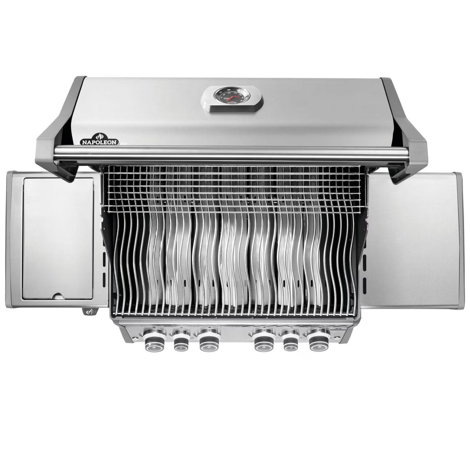 Napoleon Rogue PRO 525 4-Burner Propane Gas Grill with Infrared Side Burner, Stainless Steel (RP525SIBPSS-2)
